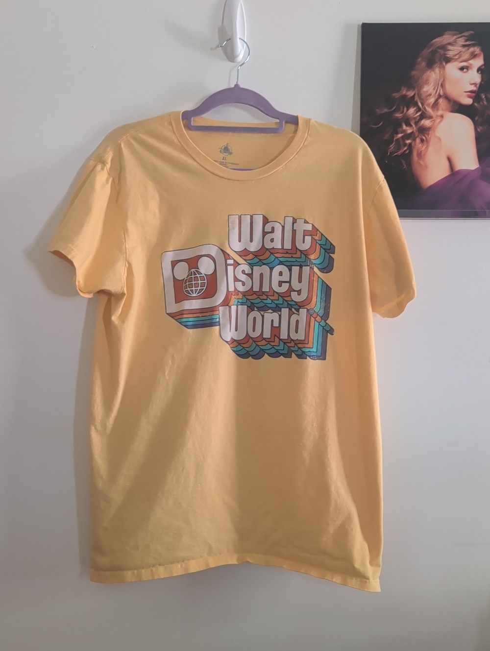 Walt Disney World Yellow Graphic Tee